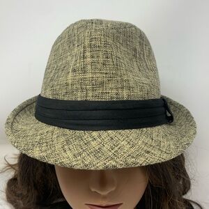 Westend Light Brown Trilby Fedora Hat with Black Band size small/medium